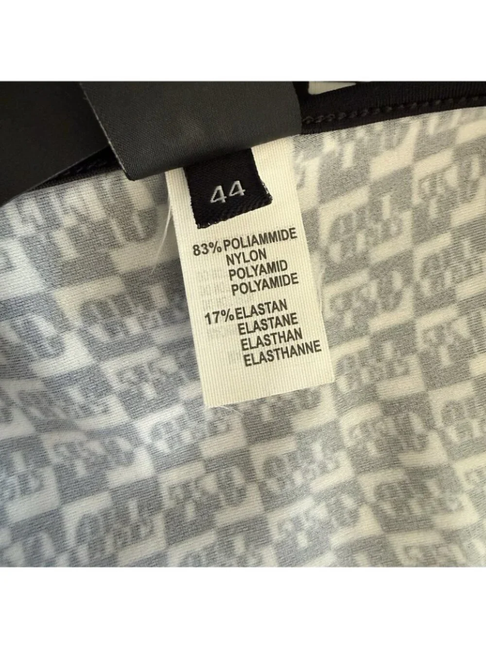 Vtg Y2K Gianfranco Ferré GFF Mini Skirt Swim Monogram Check Black White